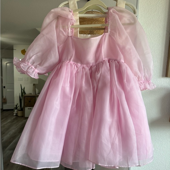 SELKIE “Angel of Delight” PINK PUFF DRESS SZ SMALL - Picture 2 of 11